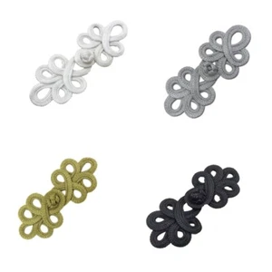 Stylish Frog Buttons Chinese Traditional Cheongsam Sew On for DIY Handcraft - Picture 1 of 12