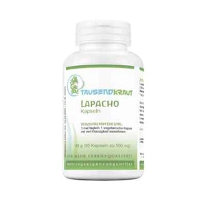 Premium Lapacho Rinde 90 Kapseln 500 mg - Aus nachhaltiger Wildsammlung in Peru - Bild 1 von 1