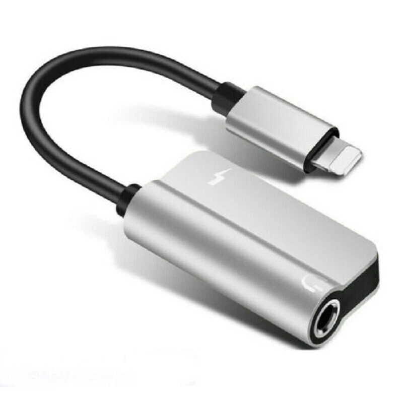 3.5mm Audio Headphone Jack AUX Adapter Charger Cable For iPhone 14 13 12 Pro Max - Image 1 of 4