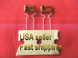 4 pcs - .047uf (0.047uf, 47nf) 250v Illinois 10% poly film capacitors (rd) - Picture 1 of 2
