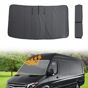 Insulated Magnetic Front Windshield Cover for Mercedes-Benz Sprinter 2007-2024 - Picture 1 of 5