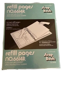 Intercraft Scrapbook Refill Pages No. 6614R With Photo Mounting Corners No. 6614 - Picture 1 of 5