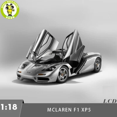 1/18 LCD Mclaren F1 XP5 Silver Diecast Model Car Gifts For Father Friends - Image 1 of 4