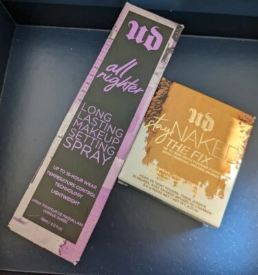 NEU Urban Decay Fixierspray 118ml & Puder Stay Naked The Fix 70WY Dark Warm  - Bild 1 von 4
