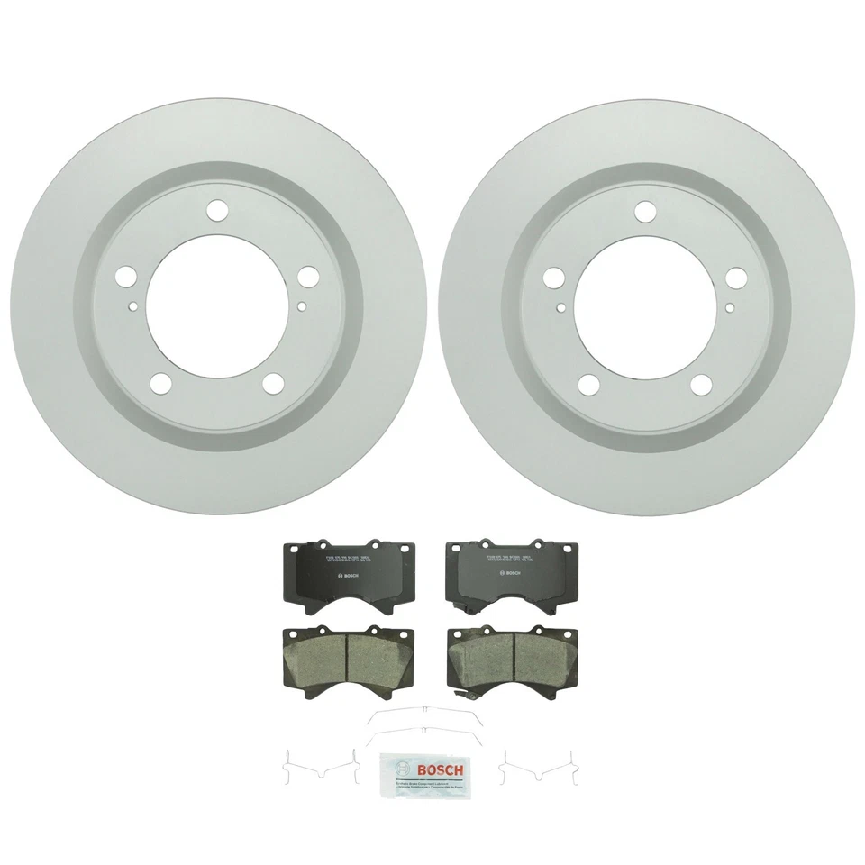 Bosch Front Brake Kit 354mm Disc Rotors & Ceramic Pads for Toyota Sequoia Tundra - Изображение 1 из 1