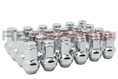 Chrome OEM Factory Style Lug Nuts for 2015-2024 Ford Expedition F-150 - Image 1 of 4