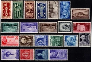 REPUBBLICA 1949 ANNATA COMPLETA 22 VALORI G.I MNH** - Picture 1 of 2