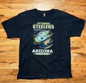 Pittsburg Steelers T-Shirt NFL Football Arizona Chapter - Größe L - schwarz - Bild 1 von 6