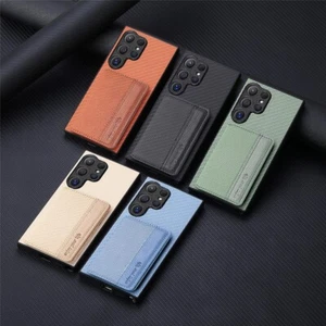 Für Samsung Galaxy A16 5G A15 A14 A55 Magnet Leder Tasche Wallet Kartenfach - Bild 1 von 14