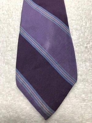 BANANA REPUBLIC CORBATA HOMBRE MORADO OSCURO CON LILA Y AZUL 3,25 X 61 Foto 1 de 4