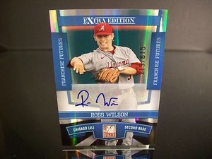 Insert Ross Wilson Panini Franchise Futures AUTOGRAPHED 2010 Card #79 Alabama