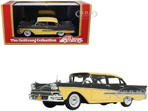 1958 FORD FAIRLANE GUNMETAL GRAY & YELLOW 1/43 CAR GOLDVARG COLLECTION GC-026 A - Picture 1 of 3
