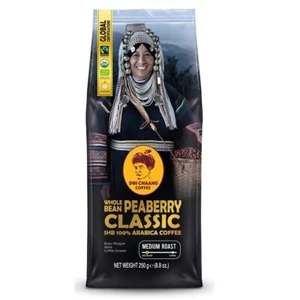Doi Chaang Thailand Kaffee Chang ganze Bohne Peaberry Classic Arabica 250g - Bild 1 von 16