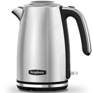Electric Kettle Stainless Steel 1.7l 1500w Quick Boil Retro Style Auto Shutoff B - Picture 1 of 7