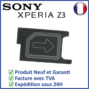 TIROIR PLATEAU DE LA CARTE SIM DU SONY XPERIA Z3 D6603 - TRAY CARD HOLDER - Photo 1 sur 2