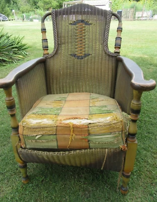 古董Lloyd Loom柳条椅 — 第 1/4 张图片