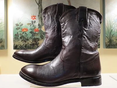 NWB MENS AUTHENTIC PAUL SMITH BROWN LEATHER BOGART ANKLE BOOTS 8.5/42.5 - Image 1 of 4