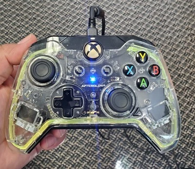 Controlador Afterglow Transparente Transparente con Cable PDP Xbox One Microsoft Foto 1 de 4