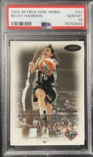 2000 Skybox Dominion WNBA #93 Becky Hammon Rookie RC PSA 10 GEM MINT