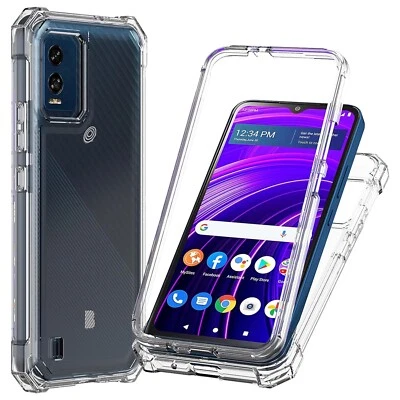 Funda de teléfono para BLU View Speed 5G 2 capas protección esquinas TPU cubierta de parachoques Foto 1 de 4