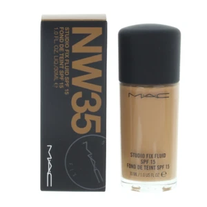 MAC Studio Fix Fluid Foundation SPF15 30ml NW35 New & Boxed - Picture 1 of 1