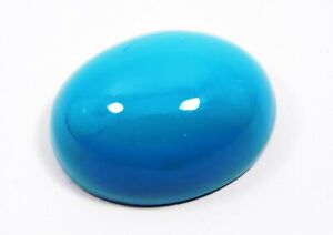 60 CT Sleeping Beauty Turquoise Cabochon Lab-Created Oval Cut Loose Gemstone 