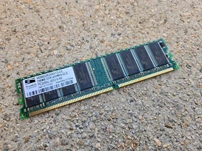 Promos Technology 256Mb RDA 400Mhz RAM 184 Pin Dimm V826632K24SATG-D3 PC3200U Foto 1 de 2