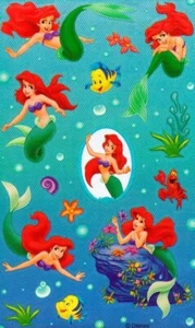 Maxi ARIEL, THE LITTLE MERMAID Sandylion Stickers ~ 1 sheet - Picture 1 of 1