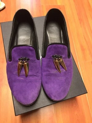 Mocasines de gamuza Dalila GIUSEPPE ZANOTTI cuerno púrpura y dorado talla 38 Foto 1 de 4