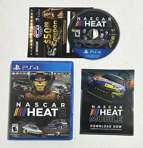 NASCAR Heat 2 II Sony PlayStation 4 PS4 Boxed US NTSC American Region Free - Picture 1 of 1