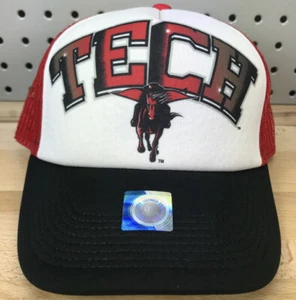 Top Of The World Adult Texas Tech Red Raiders Paint Graffiti Trucker Hat NEW ADJ - Picture 1 of 5