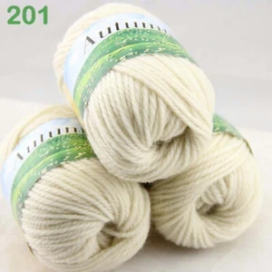 AIP Sale 3 Balls X50gr DIY Hand Knitting Yarn Soft Blankets Wool Silk Velvet 01 - Picture 1 of 11