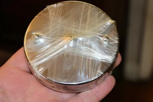 2 x Lámpara colgante de cable de acero recubierto ajustable montado en el techo cromo pulido - Imagen 1 de 5