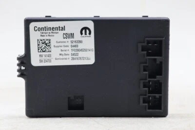 NEW OEM Mopar Heated Seat Module 68299264AF Jeep Renegade Fiat 500x 2015-2023 - Image 1 of 4