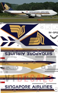 V1 Decals Boeing 747-400 Singapore Airlines for 1/144 Revell Model Kit V1D0485 - Bild 1 von 8