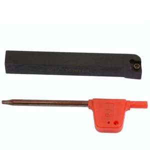 SCLCL1010F06 10x80 mm Drehmaschine Außendreh Werkzeughalter für CCMT06 Hartmetalleinsätze - Bild 1 von 5