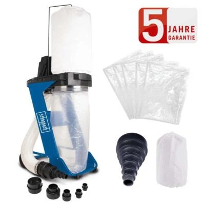 Scheppach Absauganlage DC500 75L 5xSpänesack 1Filtersack 1flex. Absaugadapter - Bild 1 von 4