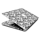 Skin Wrap für MacBook Pro 15 Zoll Retina schwarz n weiß Schädel