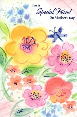 Loving HAPPY MOTHER'S DAY Card FOR A SPECIAL FRIEND — Bella Greetings + Envelope