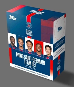 Topps PSG Paris Saint Germain 1x Team Set Box 2024/2025 - Picture 1 of 1