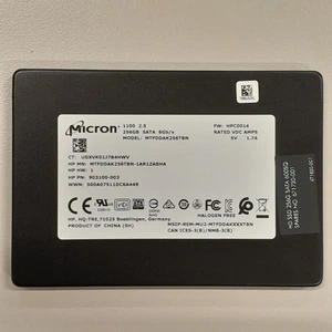 Micron 256GB 1100 Series 2.5" TLC SATA 6Gbps SSD MTFDDAK256TBN 903100-003 - Picture 1 of 6