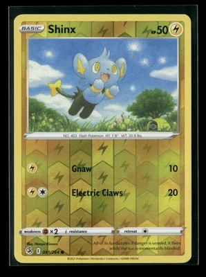 Shinx Reverse Holo Common SWSH08: Fusion Strike 091/264 NM - Image 1 of 2