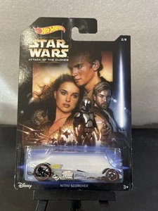 Sale Star Wars Nitro Scorcher Attack of the Clones (B8) 2015 Hot Wheels Disney - Picture 1 of 1