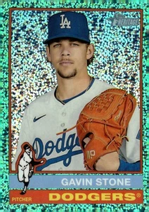 2025 Topps Heritage #439 Gavin Stone rifrattore scintillante acqua cromato - Foto 1 di 2