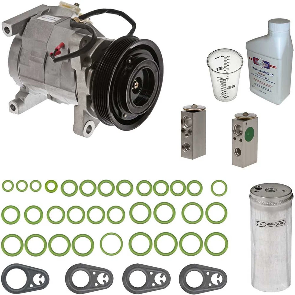 For Chrysler Town Country Omega AC Compressor w/ A/C Repair Kit CSW - Image 1 of 1