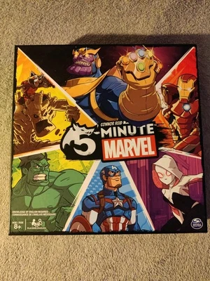 5 Minute Marvel Cooperative Strategy Board Game Complete Spin Master - Image 1 of 2
