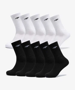 Calcetines medios acolchados esenciales 5 pares - Calcetines deportivos de algodón medio redondo - Imagen 1 de 17
