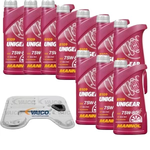10/L mannol Unigear 75W-80 Vaico Filtro de Aceite de Transmisión para Kia Rio II - Imagen 1 de 4