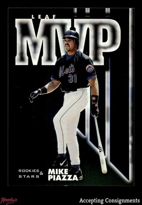 Leaf Rookies and Stars Leaf 1998 Jugador Más Valioso #15 Mike Piazza 4822/5000 Mets Foto 1 de 2