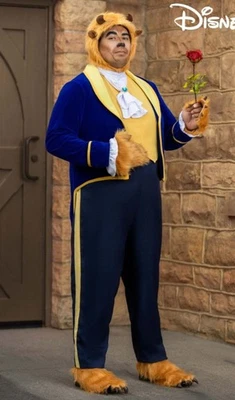 Disfraz de Bestia de Halloween para Hombre Talla Grande 4X de La Bella y la Bestia de Disney Foto 1 de 4